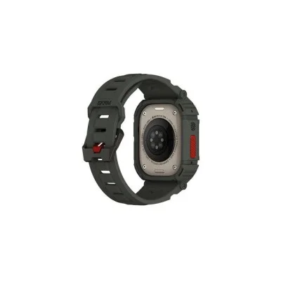 Skin Arma 2 In 1 Apple Watch Ultra Strap Case Mecha 49 Mm - Black